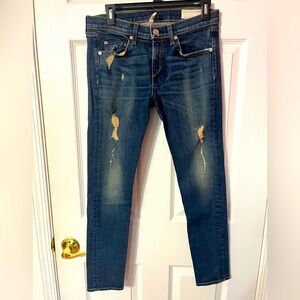 RAG & BONE Boyfriend Jeans size 27 color is Warren never worn